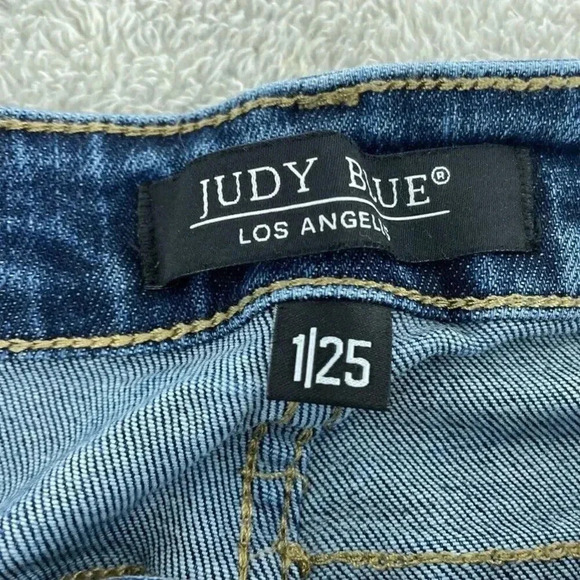 Judy Blue Relaxed Fit Jeans Womens 25 Blue 0290 - Picture 6 of 10